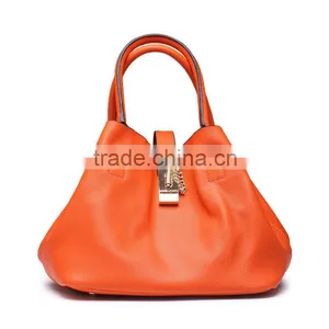 2016 Fashion Design Lady Handbag Custom Large Tote Bag Leather Bag thumbnail-4