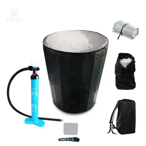 Double Wall Fabric Inflatable Ice Barrel Connecting With Chiller Machine thumbnail-2