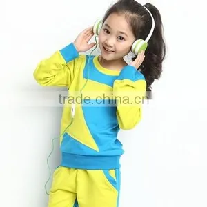 Children Sports Wear Plain T-Shirt and Sport Pants / Wholesale Clothing Made in China Jiangxi Nanchang Factory thumbnail-6