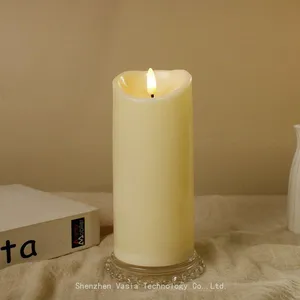 Bulk Decorative LED Candles – Flameless, Battery Operated With Remote/Timer, Real Wax Finish, Flickering Flame Sets/Packs in Multiple Sizes thumbnail-2