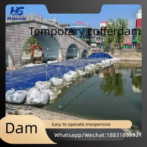 PVC Sub-Levee Flood Prevention Fire Water Storage Bag Temporary Cofferdam Dredging Mobile Water Barrier Portable Easy Installation thumbnail-1