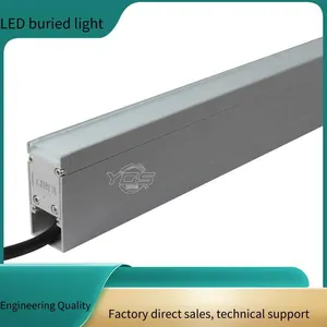 Led Outdoor Waterproof In-ground Lights, Led Linear In-ground Lights, Available in 12w, 15w, 18w, Frosted Glass for Anti-glare thumbnail-2