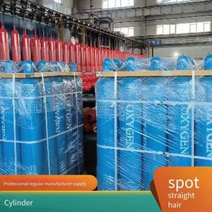 Steel Cylinders for Oxygen, Nitrogen, Argon Mixture Gas, Carbon Dioxide, Liquid Nitrogen Storage Tanks, Gas Storage Cylinders, Fire Extinguishing Cylinders, Welding Cylinders thumbnail-3