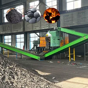 Automatic Smokeless Charcoal Briquette Making Machine Coal Briquette Making Plant EPC thumbnail-1