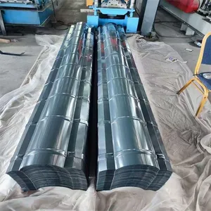 Galvanized Steel Plate 0.4mm-0.5mm Thickness Color Coated GI Steel Corrugated Sheet Cutting and Welding Services Included thumbnail-1