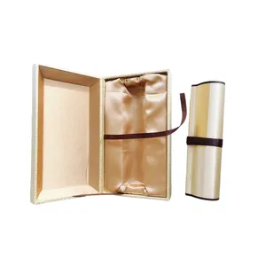 22*300cm Xuan Paper Hand Scroll for Painting Calligraphy Artwork Golden Color Fret Fine Linen Cambric Box Gift Package Set thumbnail-3