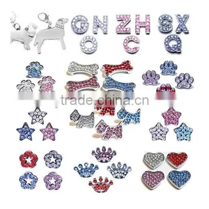 10mm Rhinestone Slide Charms for Pet Collar thumbnail-1