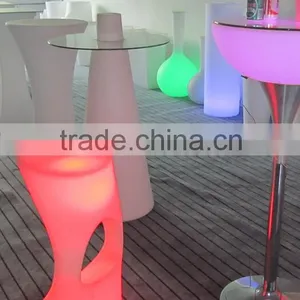 New PE Plastic Bar Stool With LED Light & Remote Control YXF-3884 thumbnail-4