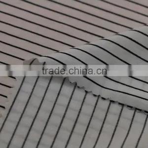 2017 Spring Top Selling Women Blouse Soft 100%Rayon 60S*60S Voile Plain Stripe Print Fabric thumbnail-3