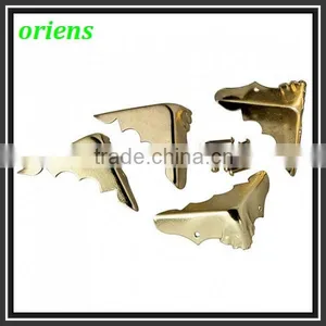 Brass Plated Trunk Corners thumbnail-1