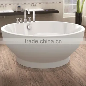Round Shaped High Quality Acrylic Bathtub MBA228 thumbnail-3