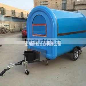 Light Blue Food Cart Mobile Food Trailer Mobile Beach Vending Cart Vending Truck Food Catering Trucks thumbnail-1