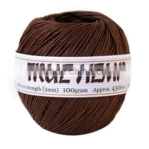 Wholesale 1mm Brown Hemp Twine Cord For Sale thumbnail-1