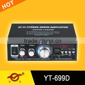 Small Car Amplifier Class d 1500w YT-699D With Usb sd thumbnail-1