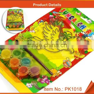 Drawing Art for Kids - Paint on the Eagle Shape Suncatcher thumbnail-1