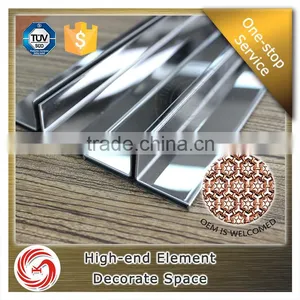 Mirror Surface Polish Silver Stainless Steel Floor Expansion Joint for Tile thumbnail-2