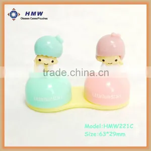 Cute Little Twin Stars Plastic Double Box Glasses Case Eyewear Case,storage Box, Display Case Quality Choice thumbnail-1