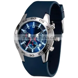 Custom Logo Watch Silicon Band Stainless Steel Case Back Watch Made in China Factory thumbnail-2