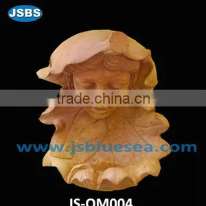 Red Marble Basin Carving for Wall Decoration thumbnail-1