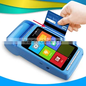 Good Design 4 Inch Screen Size Android Pos Terminal With Embedded Barcode Scanner Module,card Reader,thermal Printer------Gc068 thumbnail-3