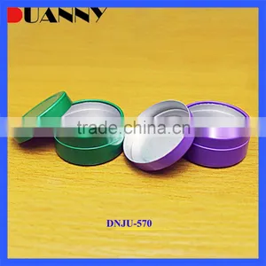 In Stock! Wholesale All Size Cosmetic Aluminum Containers , Luxury 15Ml 20Ml 50Ml Silver Color Cosmetic Jar Aluminium Quality Choice thumbnail-1
