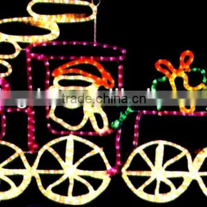 2013 Hot Selling Colorful Rope Light Train With Normal Rope Light thumbnail-1