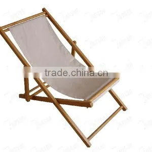 Customized Logo Promotional Gifts Wooden Folding Beach Chair thumbnail-2
