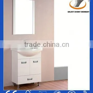 For Dubai PVC Free Standing Mirror Bathroom Cabinet thumbnail-1