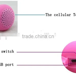 2016 Market Gift Factory Supply Portable Bluetooth Speakers Mini USB Speaker thumbnail-4