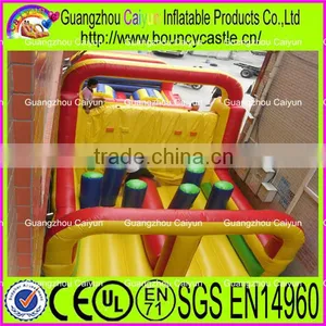 10m Long Inflatable Obstacle Course Slide For Kids And Adults thumbnail-2