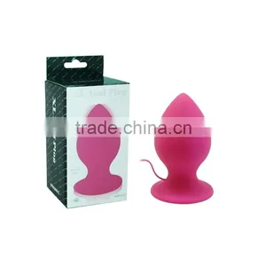 Hot Selling Peacyh Vibrating Anal Plug,Silicone Anal Toys, Anal Vibrator For Women thumbnail-2