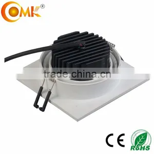 13w White Painted Square Recessed COB LED Lumi Smooth LED Downlight thumbnail-5