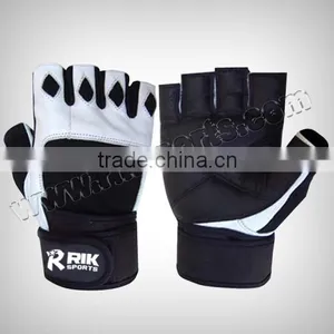 Gym Gloves - Weightlifting Gloves, Made of Goat Skin Leather Weightlifting Fitness Gym Exercise Gloves thumbnail-1