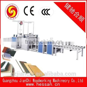 Plywood Hot Press MDF Particie Board Coating Laminating Machine Double-side Pvc Film and Paper thumbnail-1
