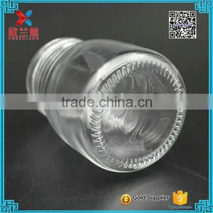 100ml Clear Cheap Empty Pudding Glass Milk Bottle With Black Cap thumbnail-5