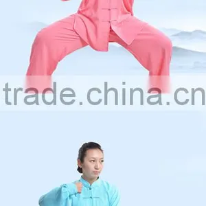 Custom Made Tai Chi Suits Cotton Silk Wu Shu Clothes Kung Fu Uniform Morning Exercise Martial Arts Performance Wear thumbnail-3