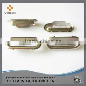 20mm White Nickle Groove Buckle thumbnail-1