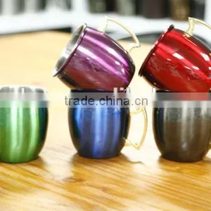 High Quality Metal Stainless Steel Color Mule Mug Coffee Mug Milk Mug for Advanced Tableware thumbnail-6