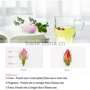 Top Quality China in Bulk Dry Slimming Herbal Tea Adjust High Blood Pressure Meigui Flower Pink Rose Buds Flower Tea thumbnail-4
