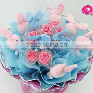 Valentines Plush Bouquet thumbnail-3