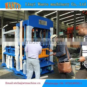 QT6-15 Full Automatic Concrete Brick Machine With Cement Fly Ash Raw Material thumbnail-6