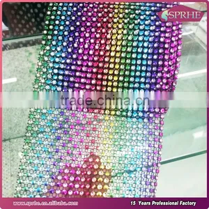 Gold Diamond Mesh Ribbon Wrap thumbnail-3