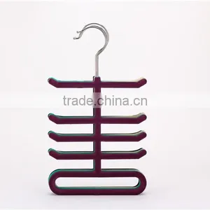Standby BSCI Velvet Tie Organizers for Men Suit Hanger thumbnail-2