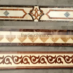 Inkjet 3D Ceramic Skirting Lines Match Floor Tiles thumbnail-1