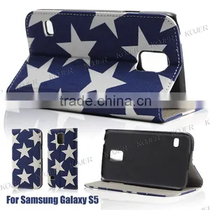 Hot Flip Leather Phone Case Cover for Samsung Galaxy S5 thumbnail-1