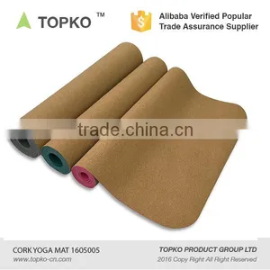 TOPKO New Generation TPE Cork Yoga Mat Natural Cork Mat thumbnail-6