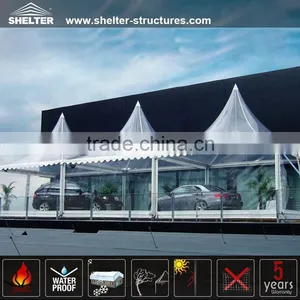 Luxury 5x5m Green Aluminum Glass Marquee Gazebo thumbnail-6