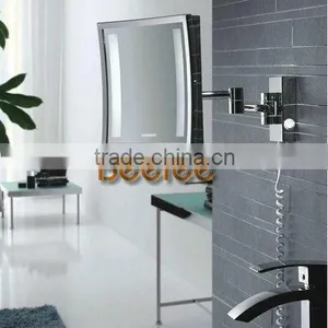 Wall-mount LED Square Shaving Mirror (M-8608) thumbnail-1