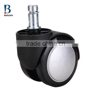 2016 Hot-sale Special Waterproof 2"white Painting Nylon Plastic PU Rubber Coating Caster for Office Chair thumbnail-3