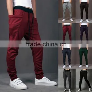 Custom Embroider Sweat Pants Print Sweat Pants - 2014 Casual Clothes Cotton Mens Sweat Pants -2014 New Design Flower Print thumbnail-1